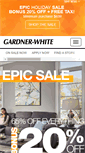 Mobile Screenshot of gardner-white.com